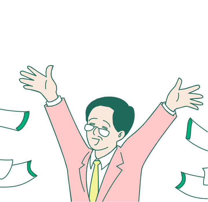 発送作業に開放された男性