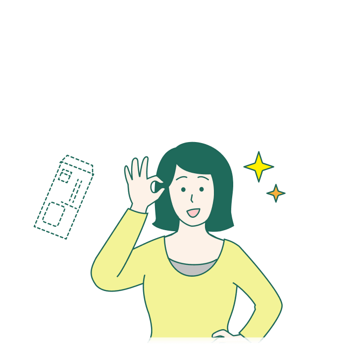 発行作業に開放された女性