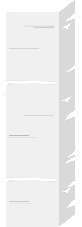 積みあがった請求書