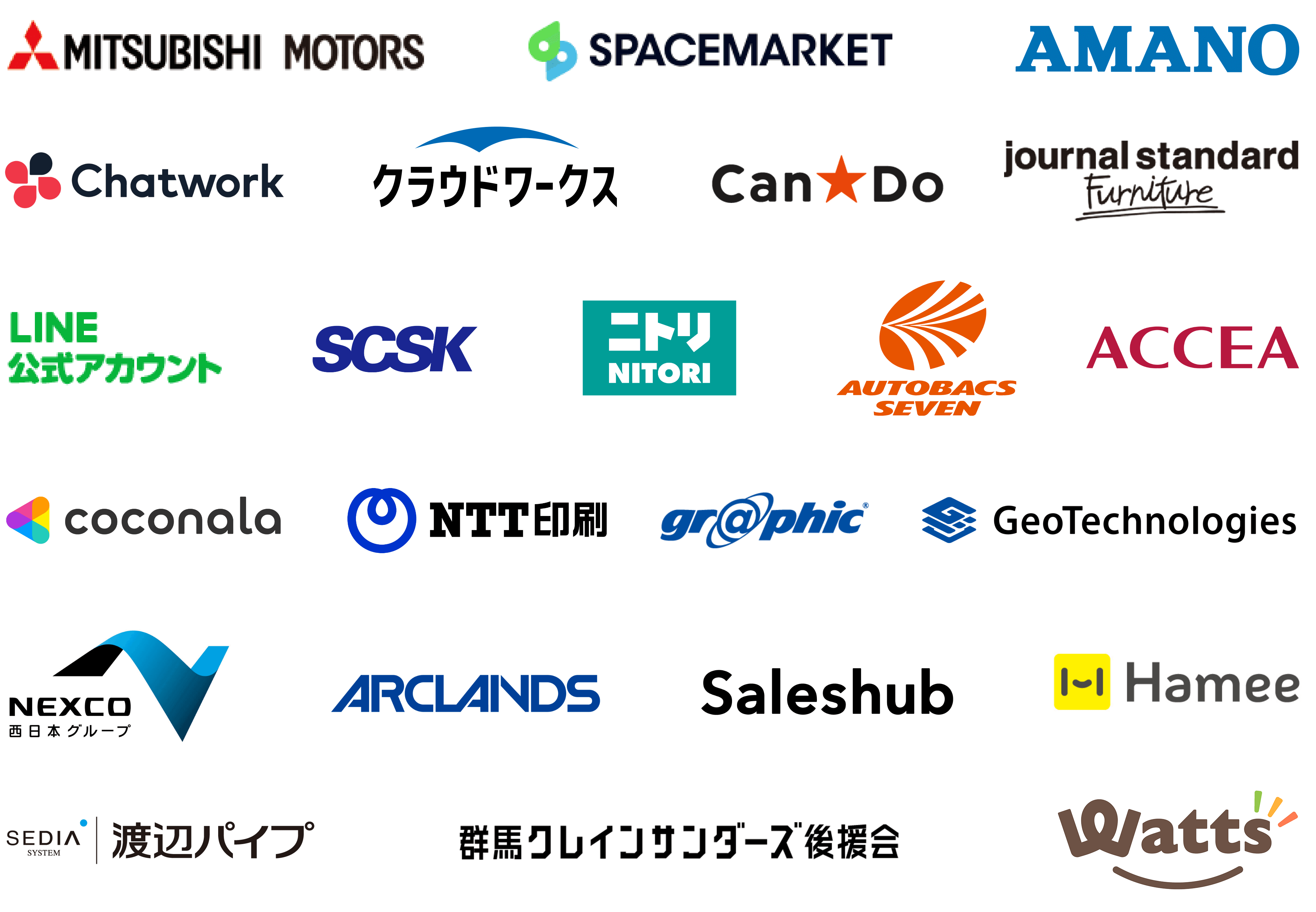 導入企業のロゴ一覧